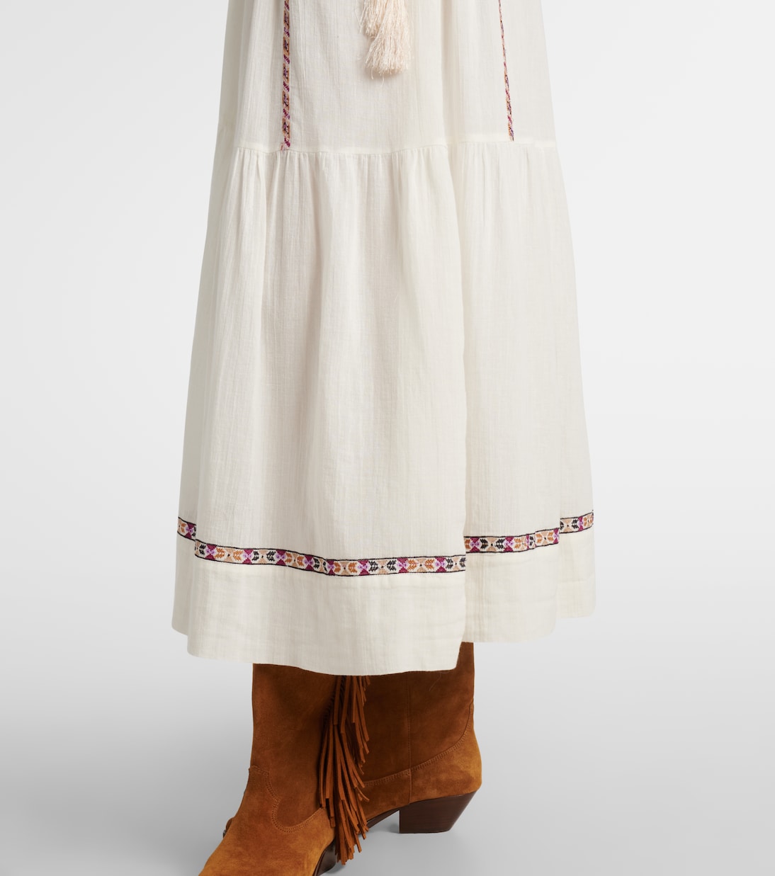 Gonna midi Florenza in cotone | Marant Etoile