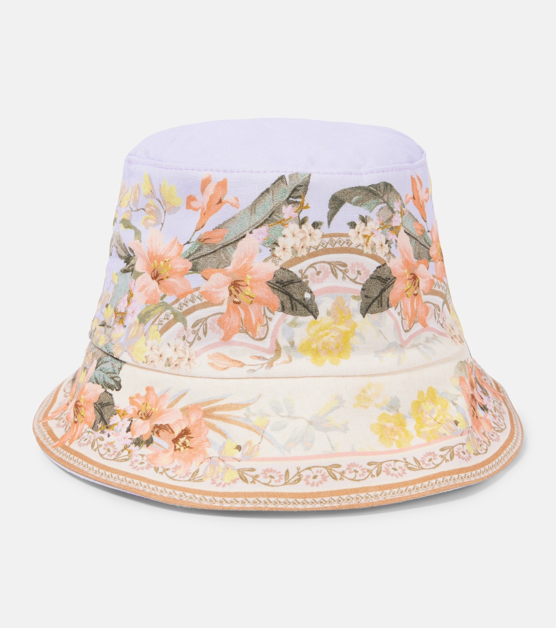 Cappello a secchiello in tela stampata ZIMMERMANN per stile giovane e trendy