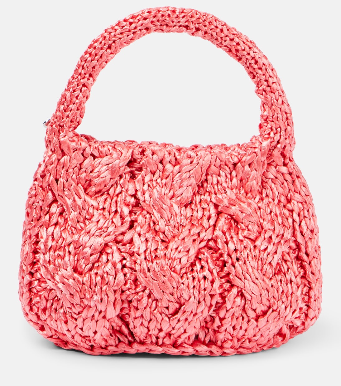 Borsa in rafia con pelle | JW Anderson