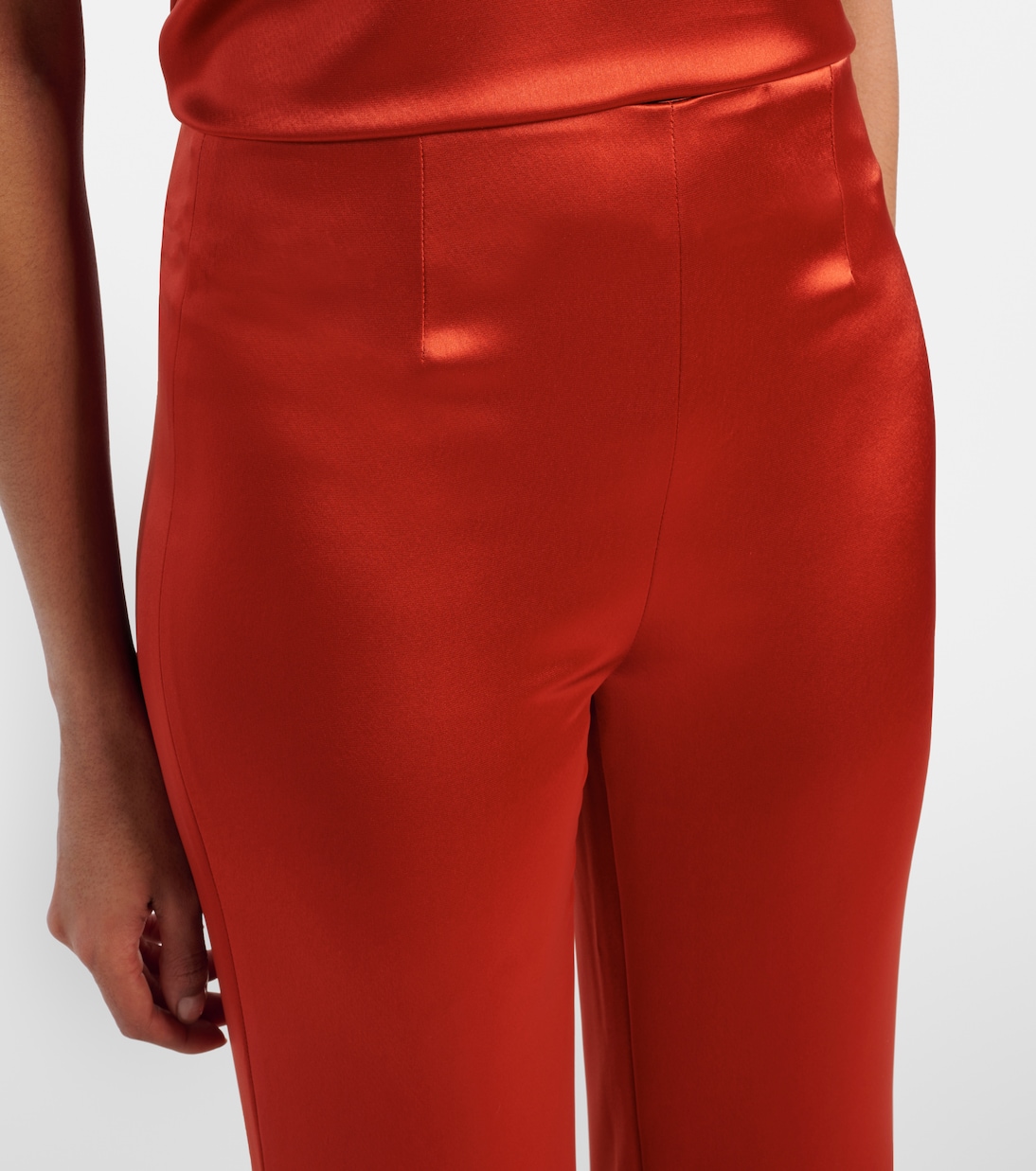 Weite Hose Atruvia aus Satin | Galvan