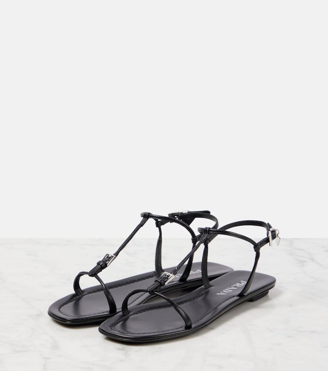 Sandali in Pelle PRADA per Giovani Stilisti