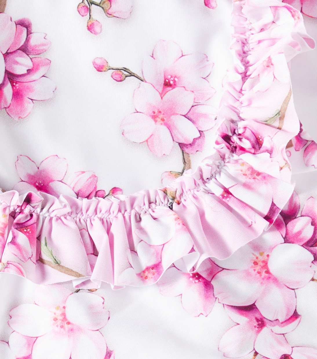 Bikini con stampa floreale e volant | Monnalisa