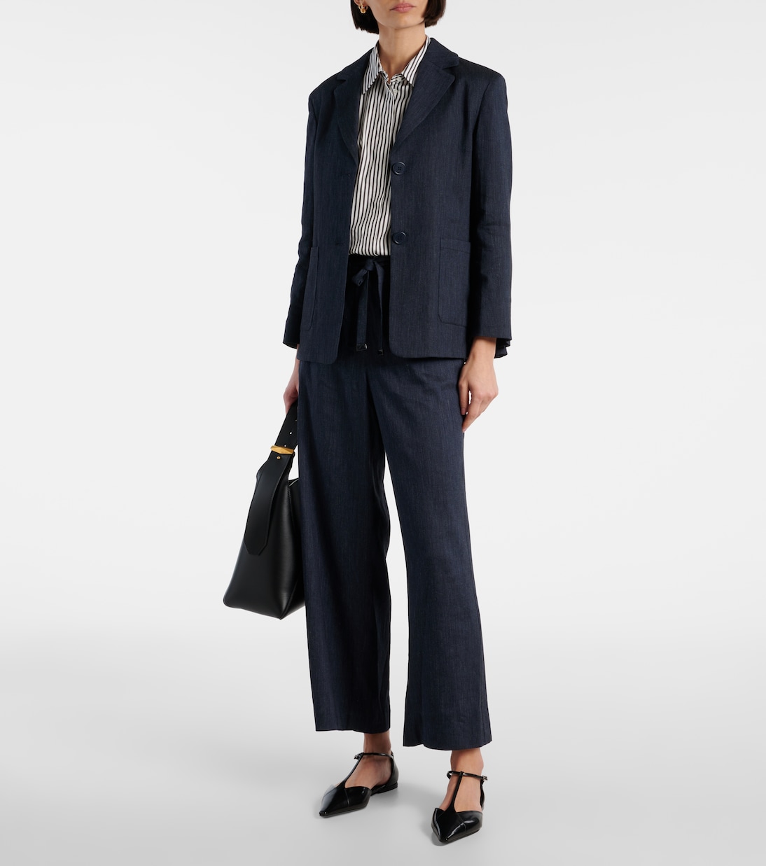 Pantaloni regular Aris in misto lino | 'S Max Mara