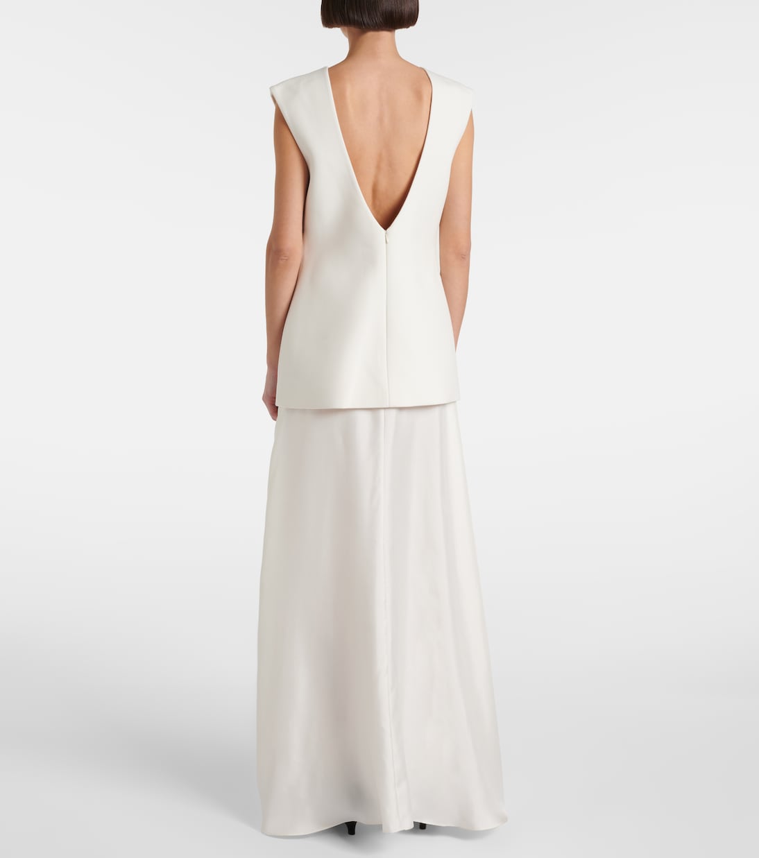 Robe aus einem Wollgemisch mit Seide | Róhe
