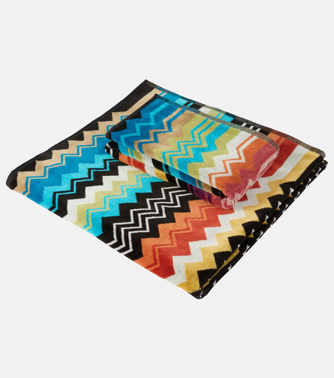 Giacomo hand towel and bath towel set | Missoni