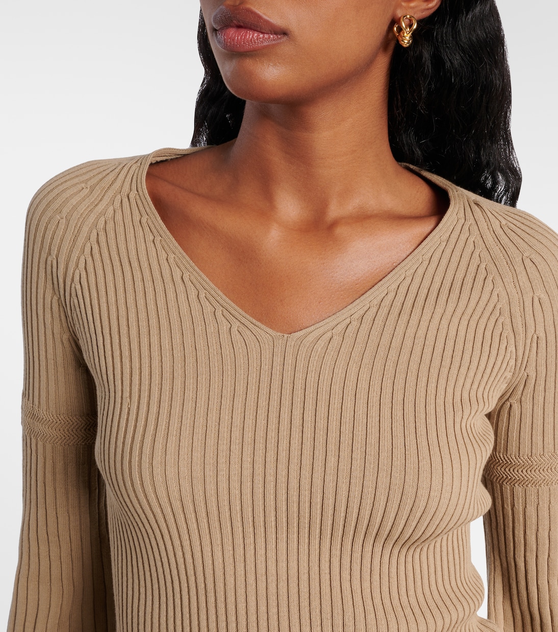 Pullover Gioiosa in cotone a coste | Max Mara