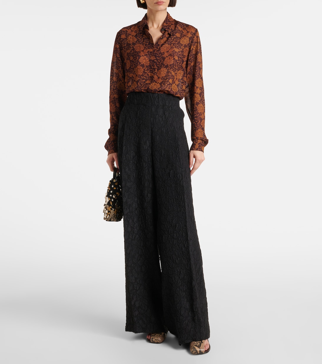 Weite High-Rise-Hose | Dries Van Noten