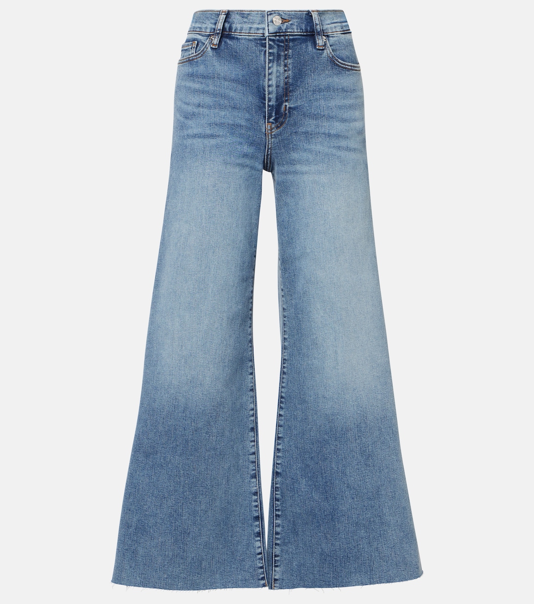 Jeans a gamba larga Le Palazzo Crop | Frame