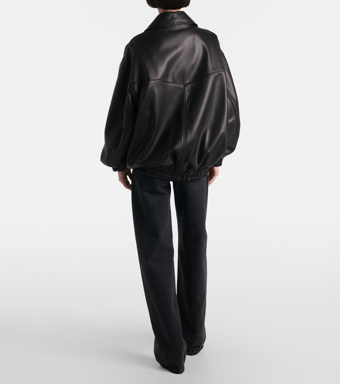 Bomber Beck in pelle | Nour Hammour