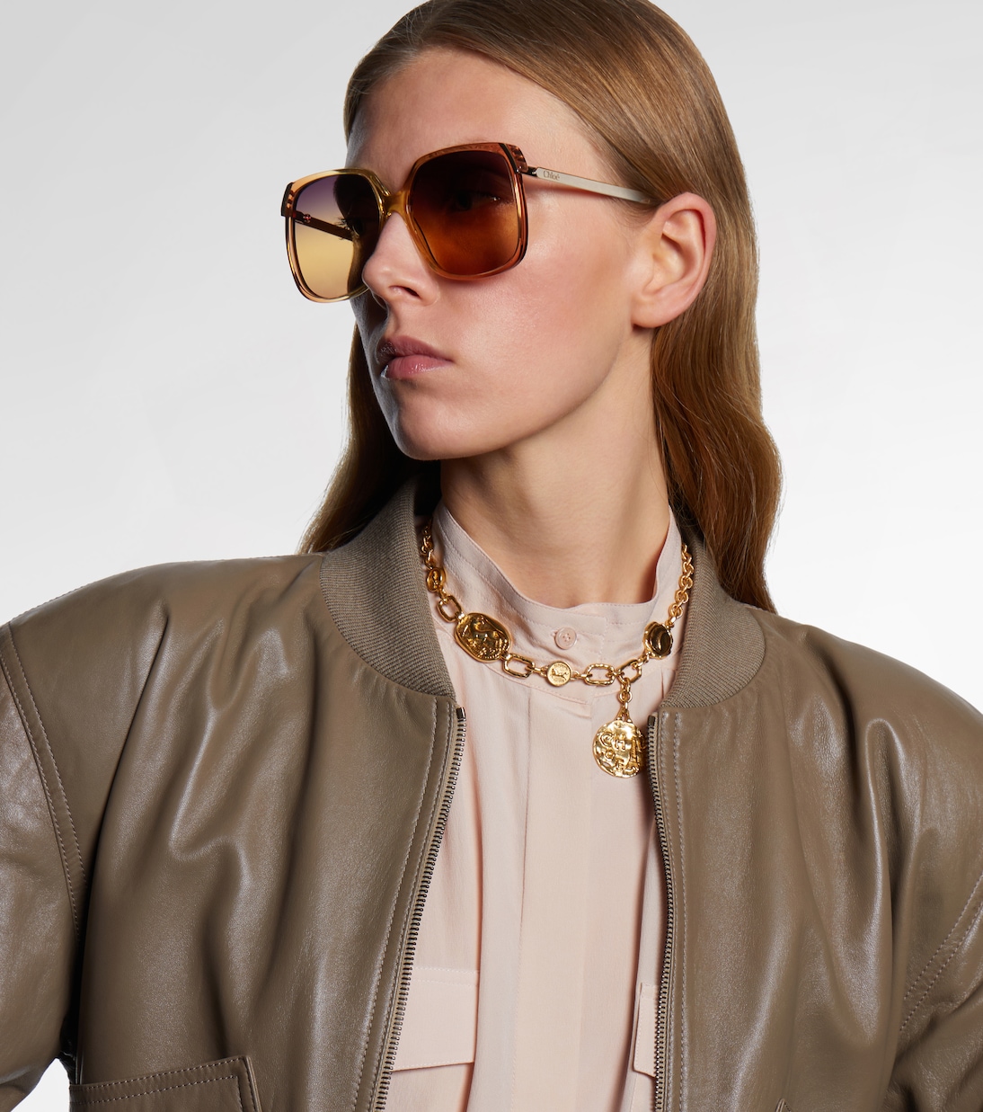 Logo oversized sunglasses | Chloé