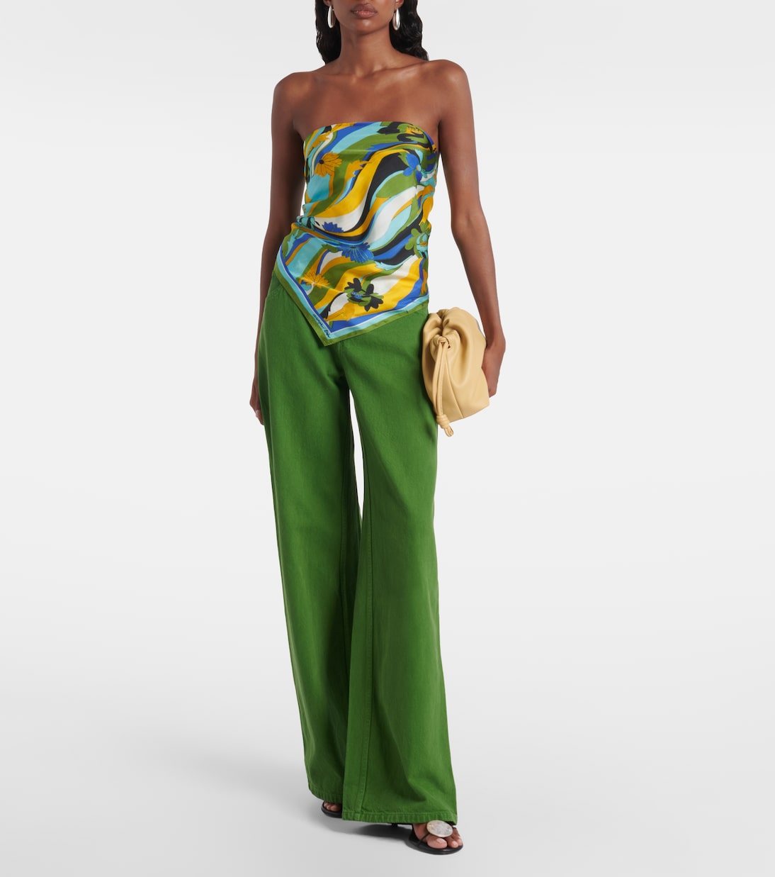 Floral silk scarf | Christopher Esber