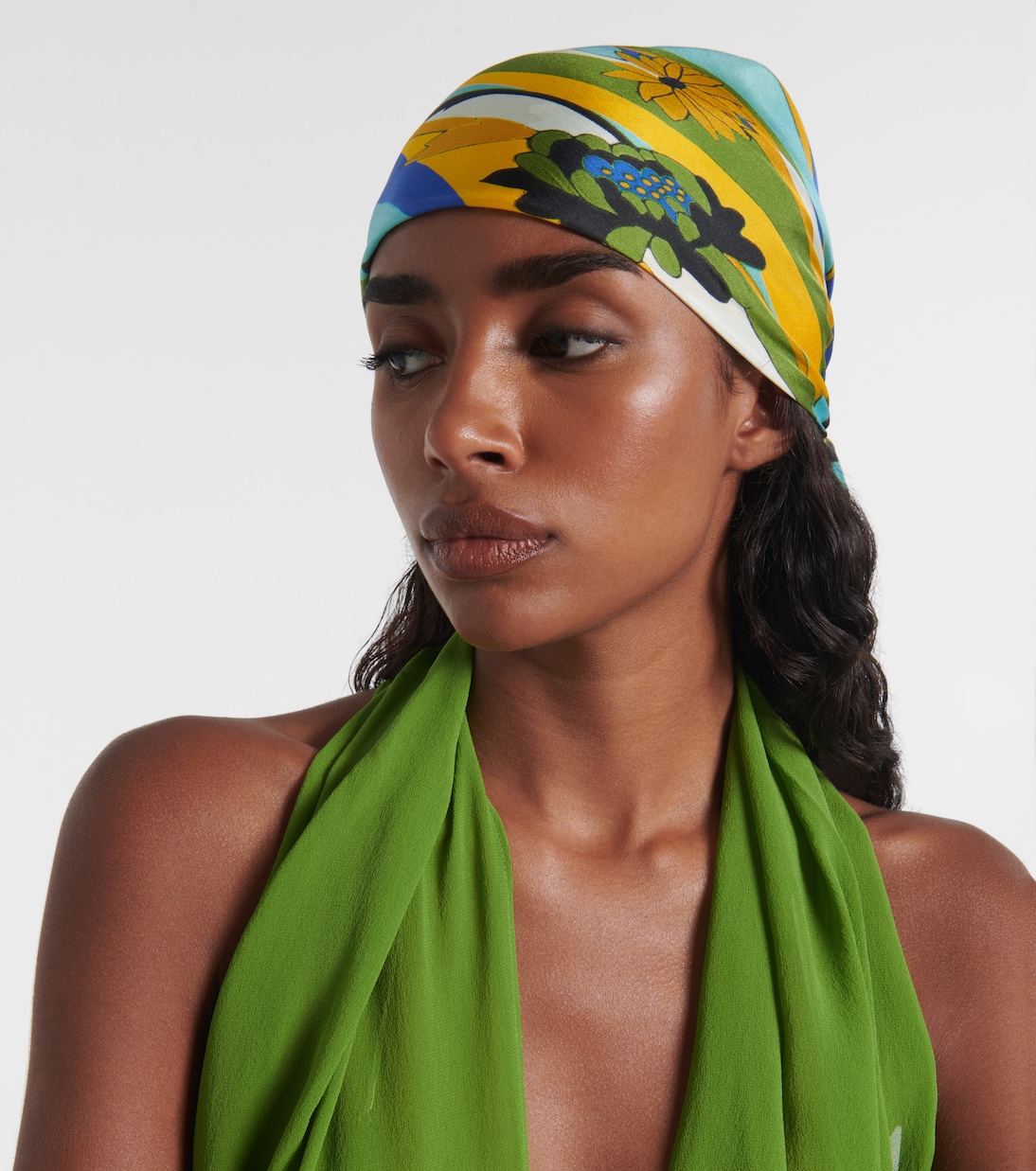 Floral silk scarf | Christopher Esber