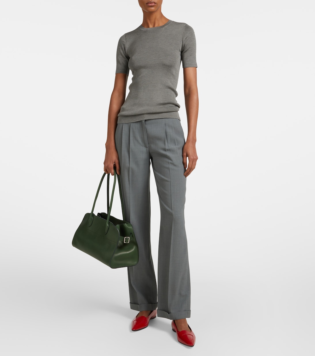 Schultertasche Margaux 12 aus Leder | The Row