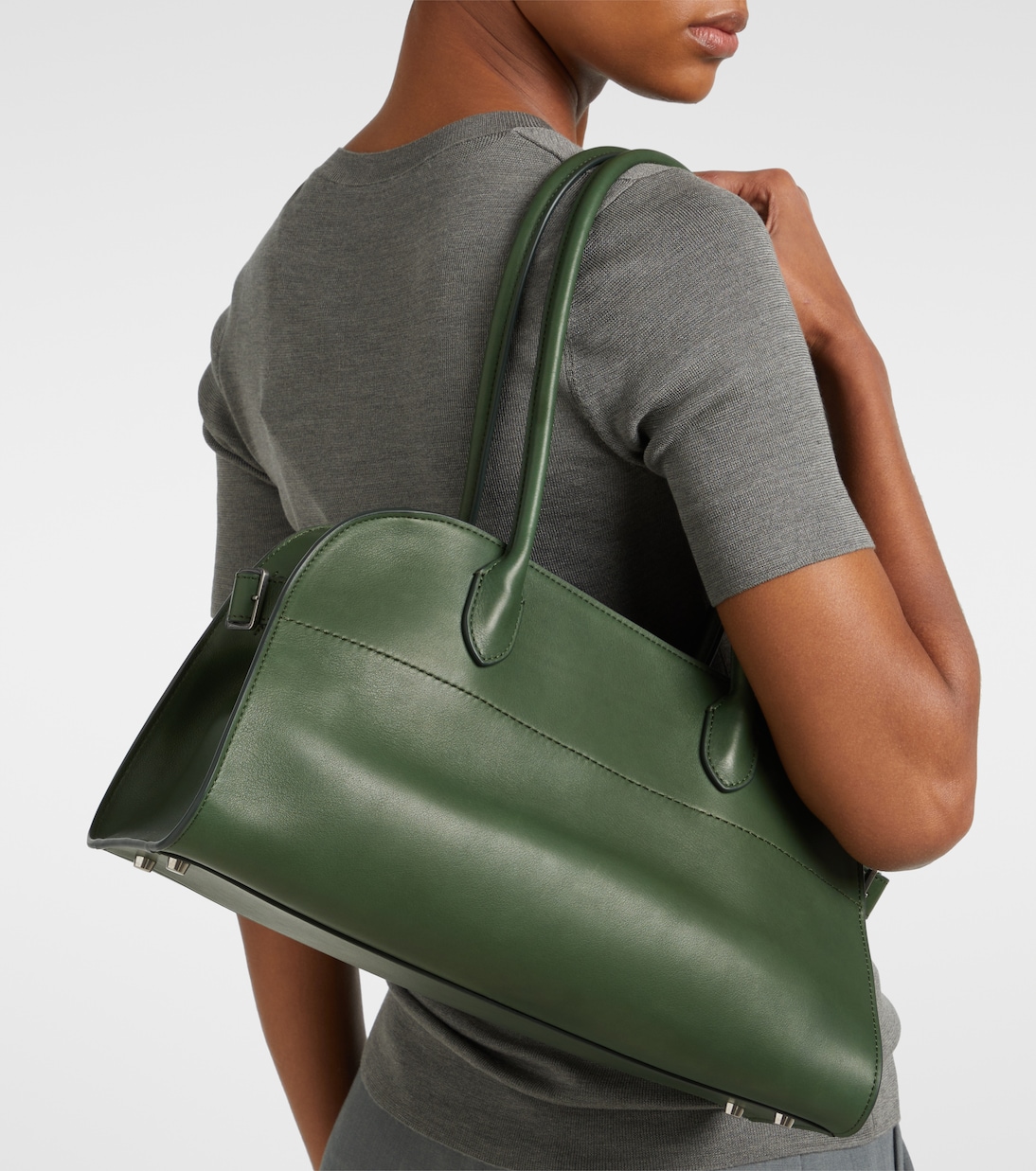 Schultertasche Margaux 12 aus Leder | The Row