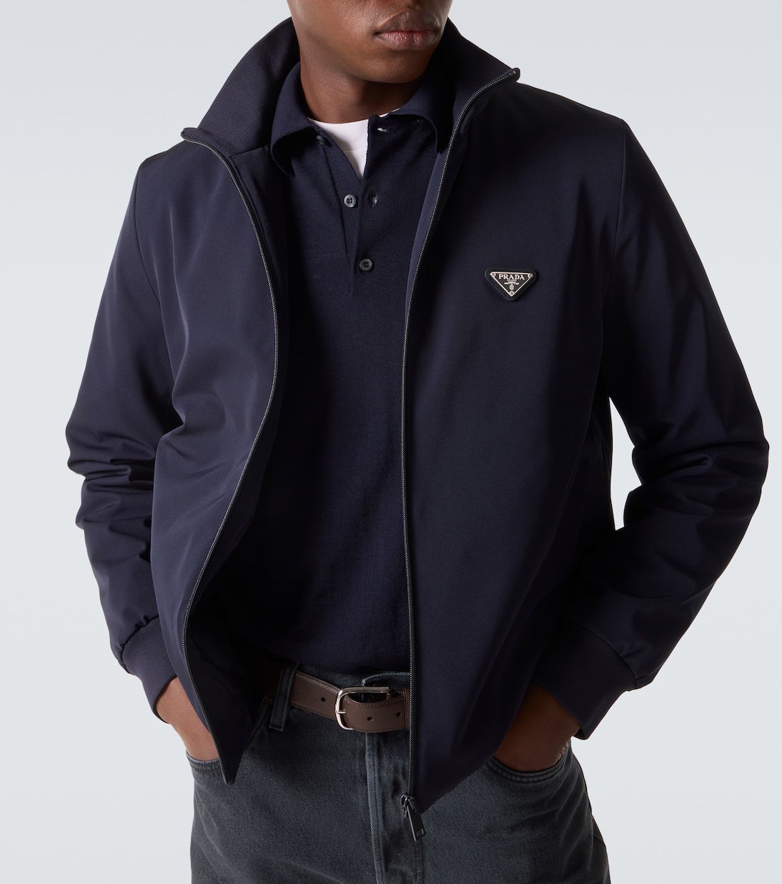 Logo track jacket | Prada