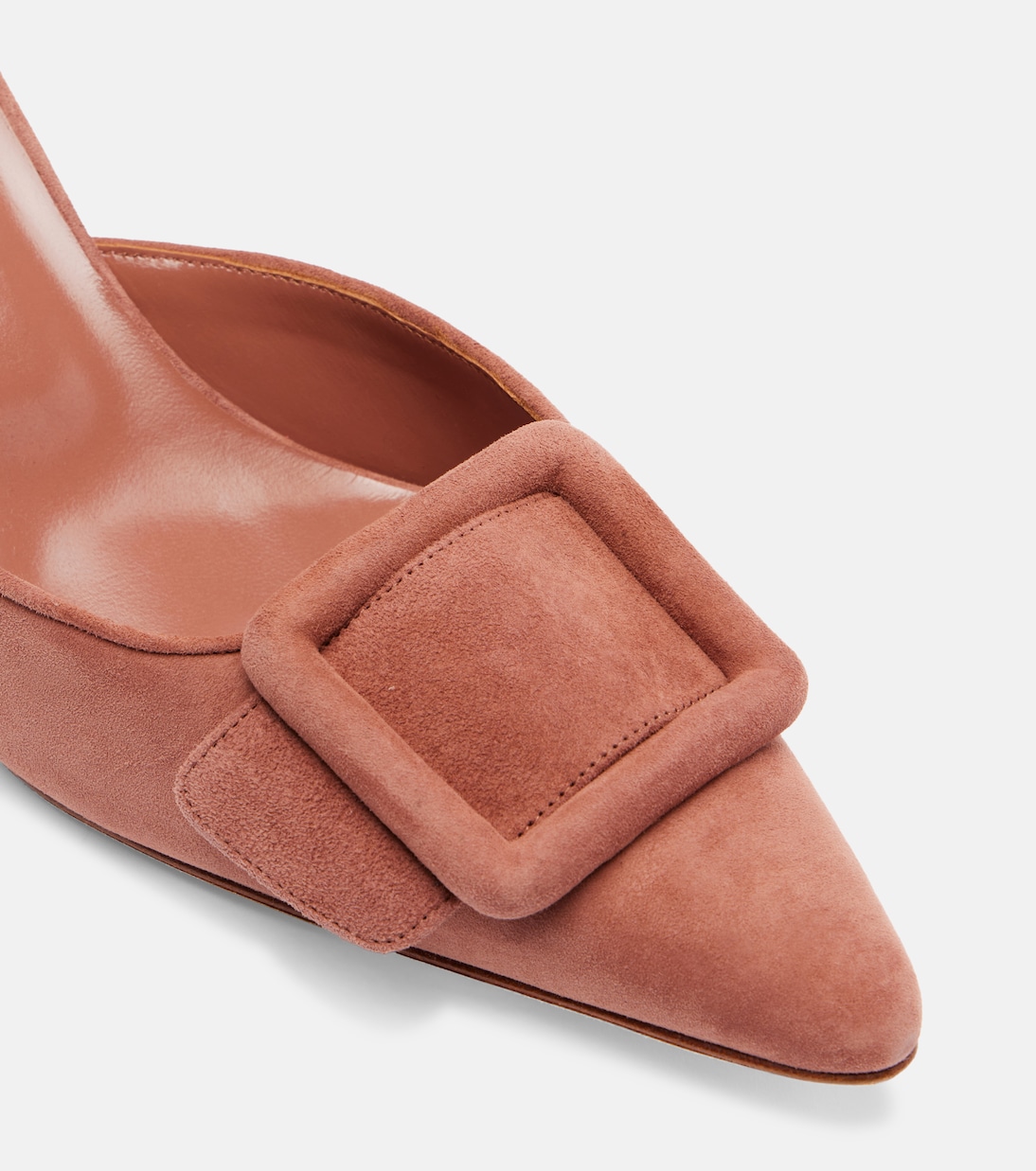 Mules Maysale 50 in suede | Manolo Blahnik