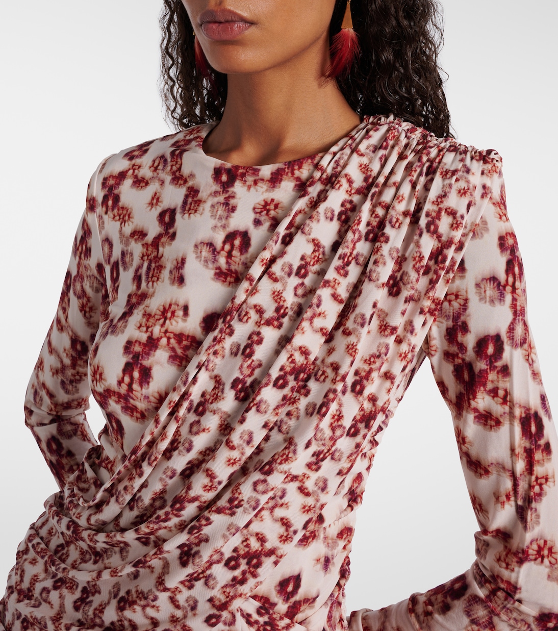 Georgia draped printed minidress | Isabel Marant