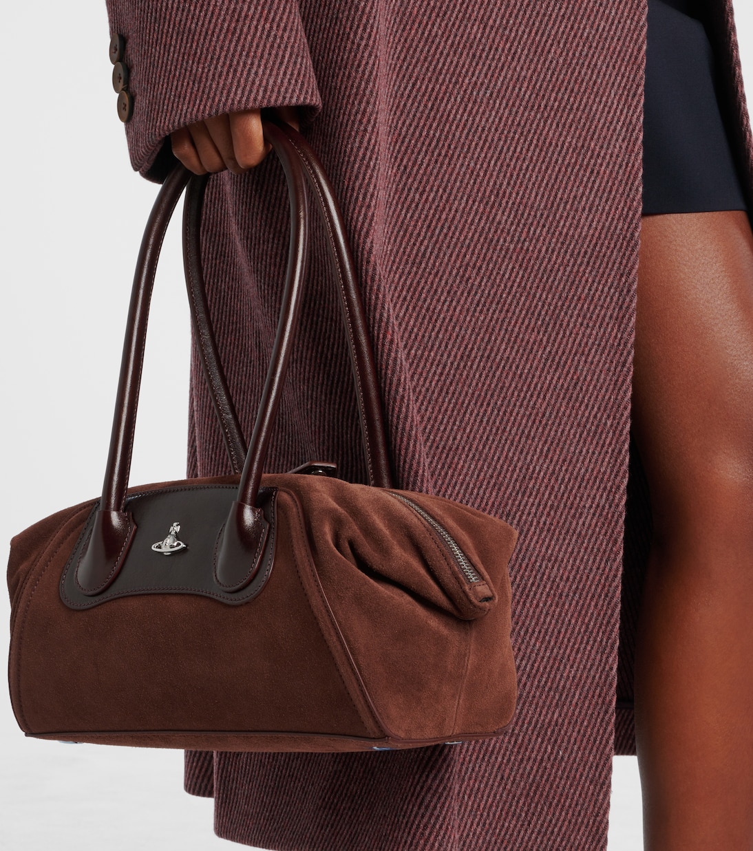 Shirley Small suede tote bag | Vivienne Westwood