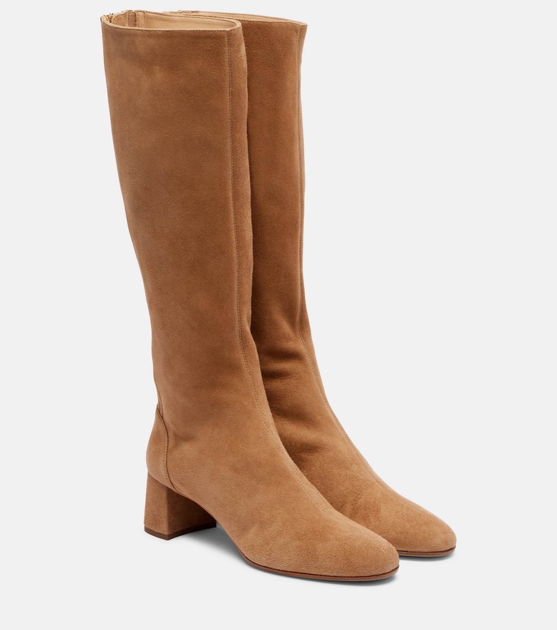 Stiefel Saint Honore 50 aus Veloursleder | Aquazzura