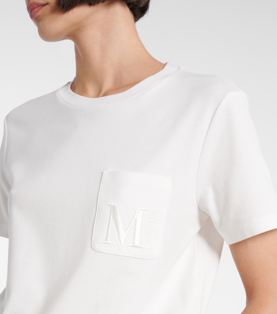 Madera embroidered cotton jersey T-shirt | 'S Max Mara