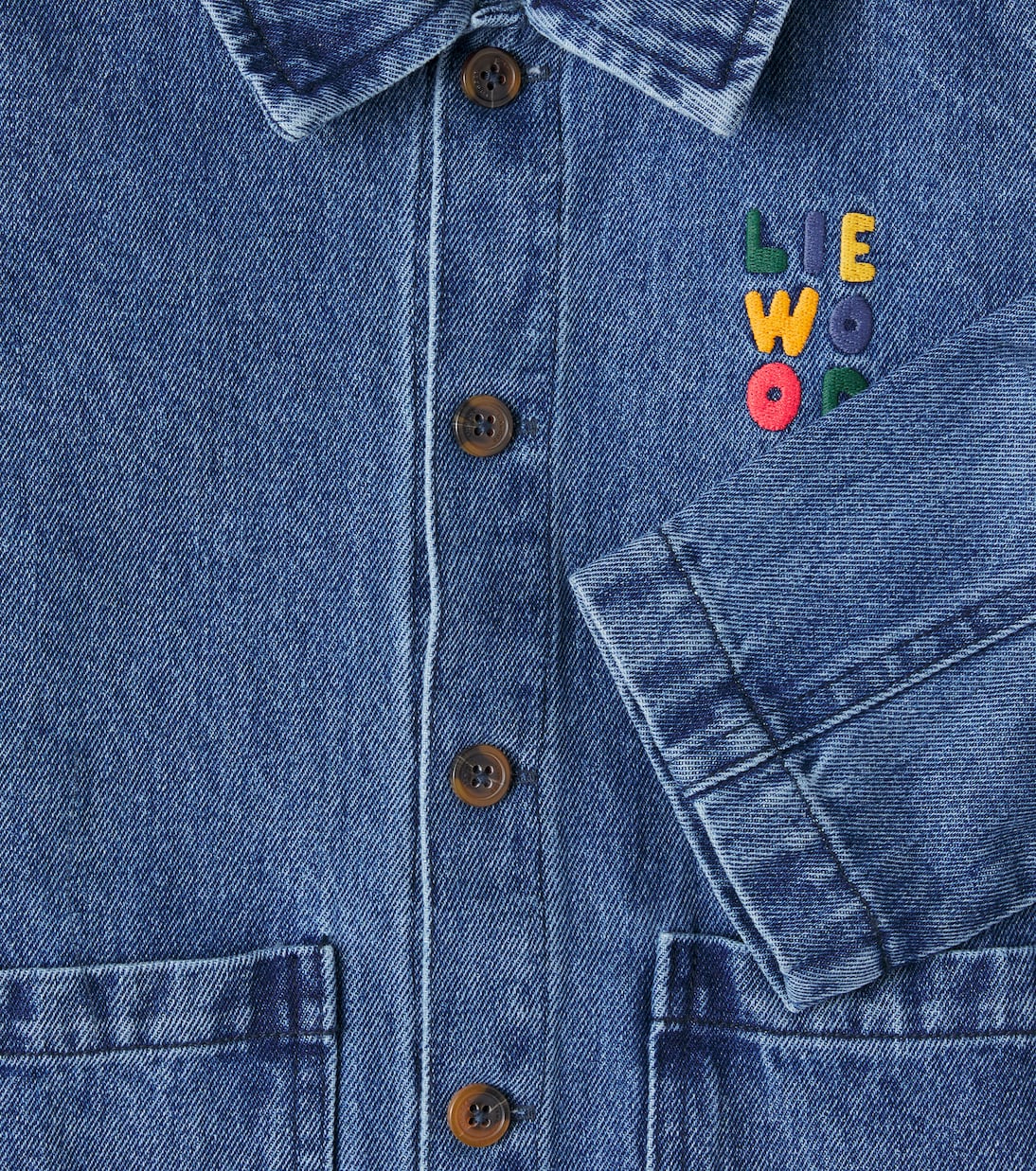 Camicia Kinsley in denim con ricamo  | Liewood