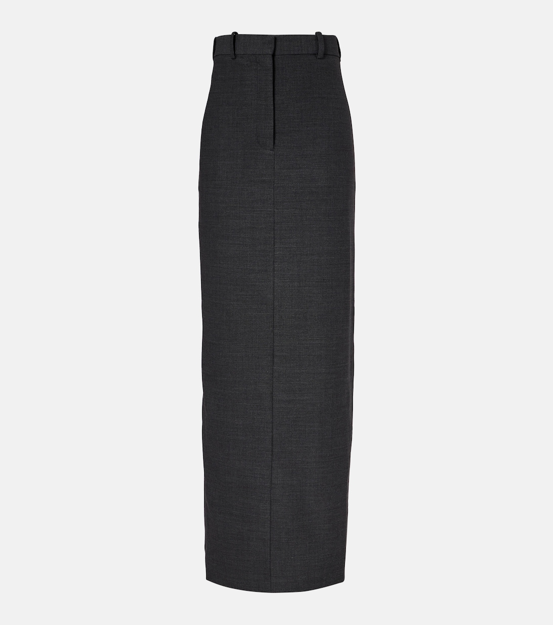 High-Rise-Maxirock aus einem Wollgemisch | Acne Studios