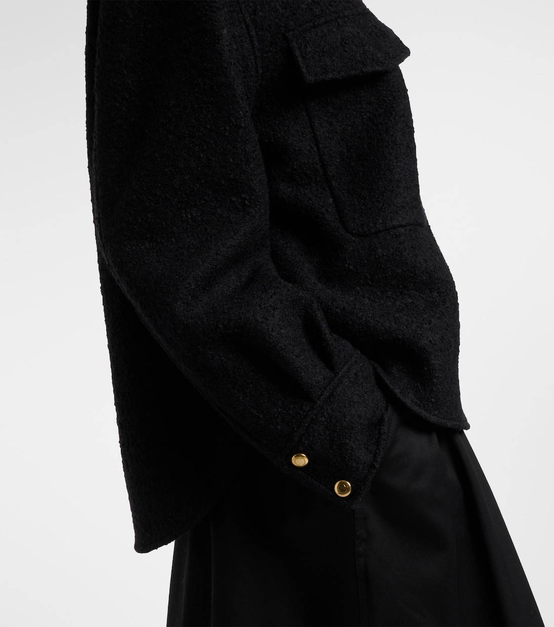 Surchemise en laine mélangée | Moncler