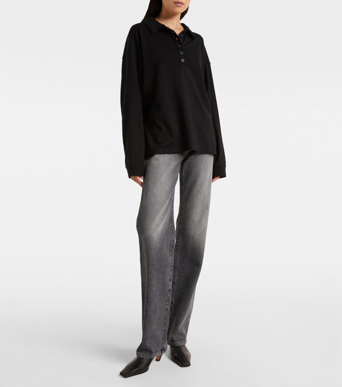 Danielle high-rise straight jeans | Khaite