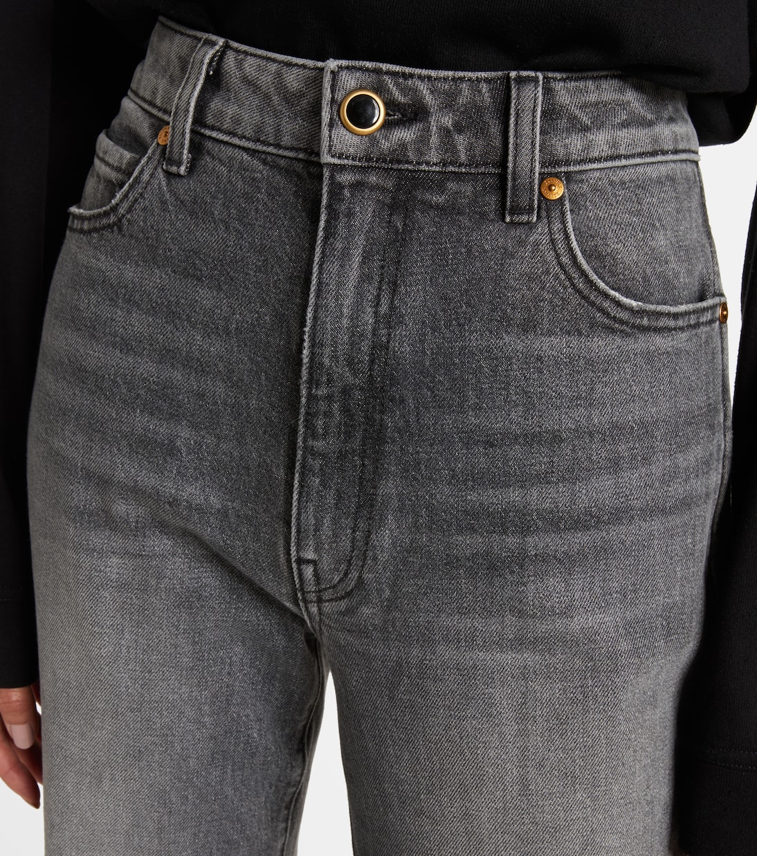 Danielle high-rise straight jeans | Khaite