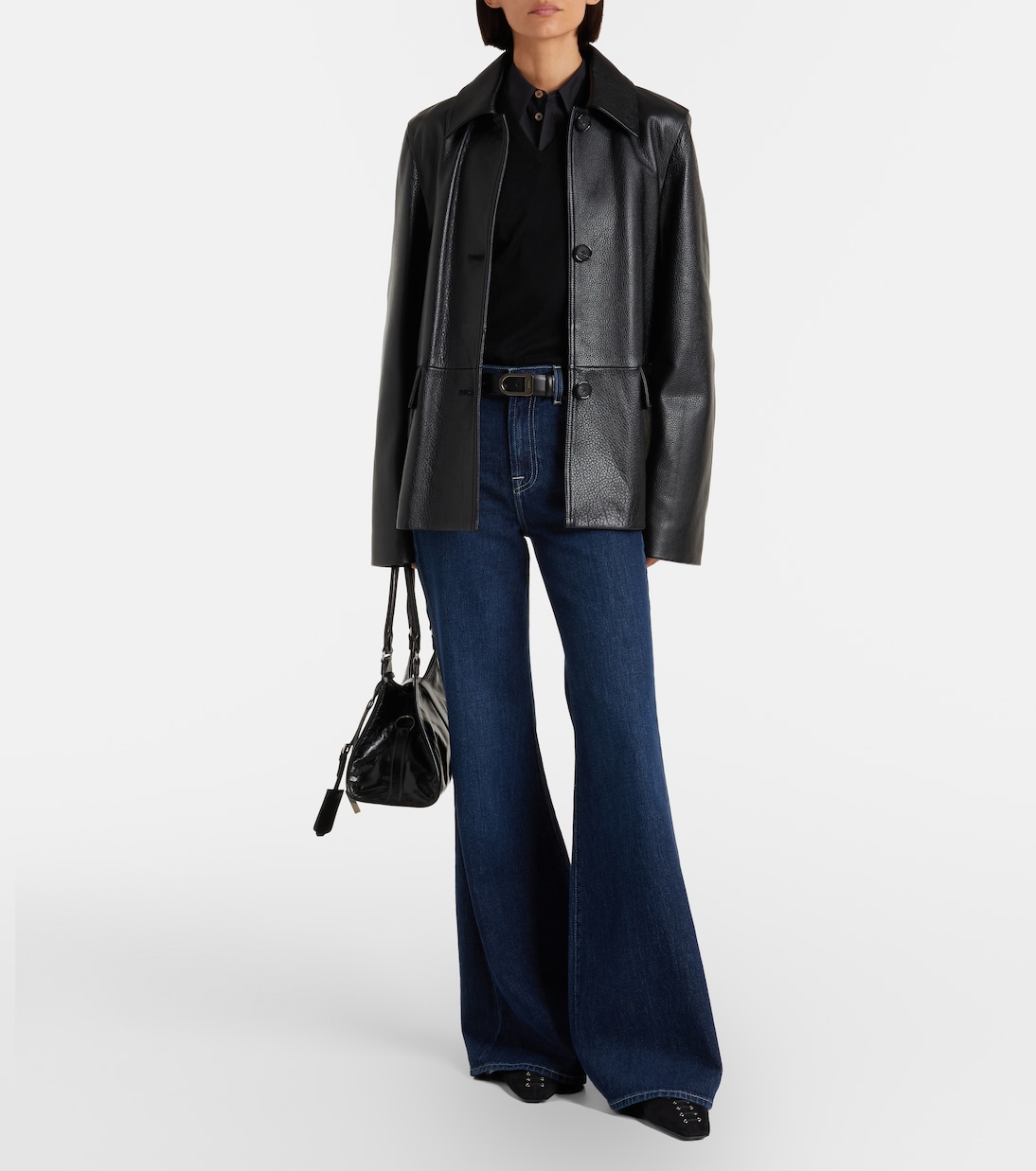 Jeans flared de tiro alto | 7 For All Mankind