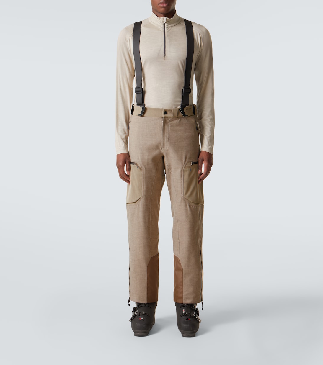 Trace 2.0 wool-blend ski salopettes | Sease