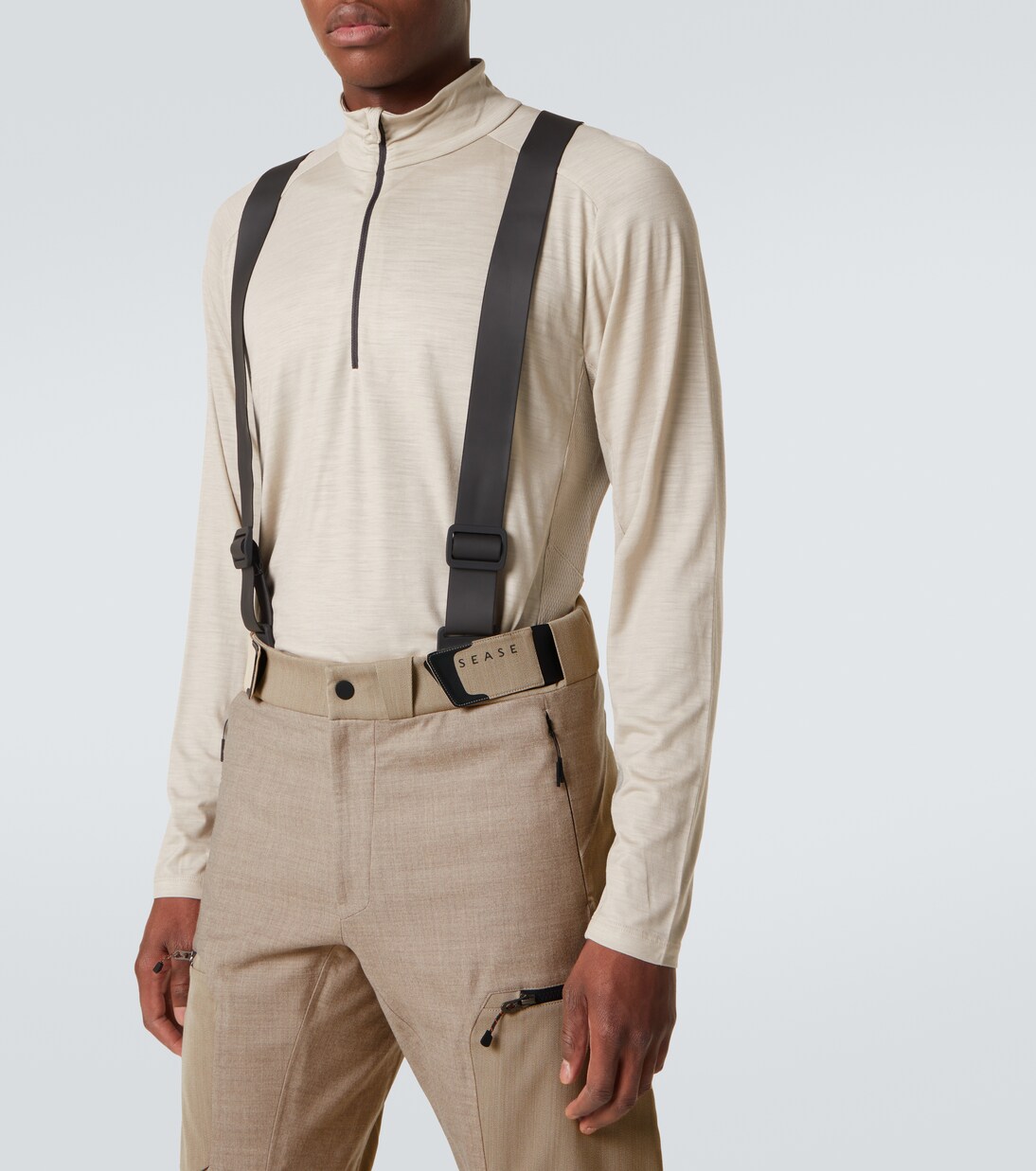 Trace 2.0 wool-blend ski salopettes | Sease