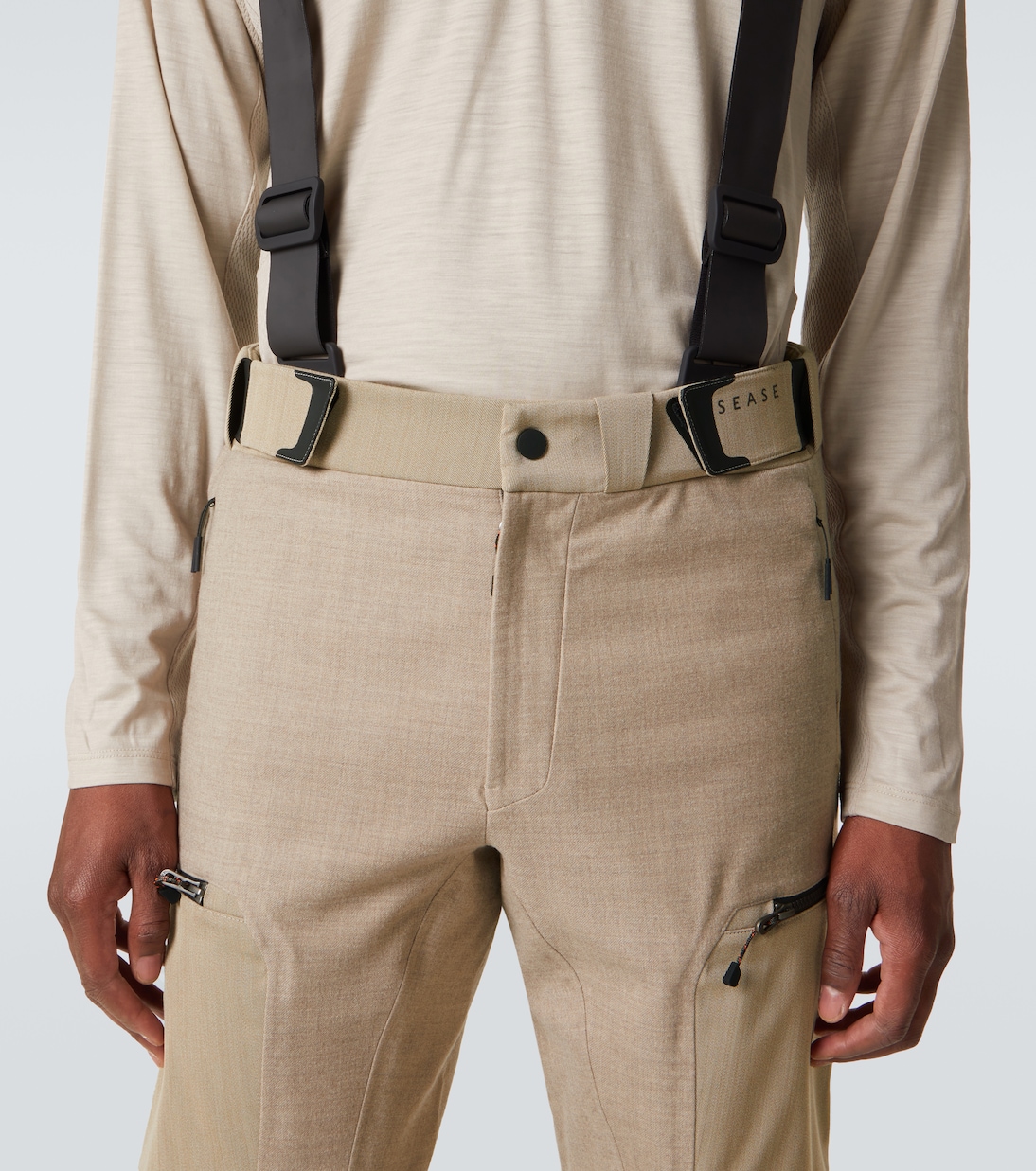 Trace 2.0 wool-blend ski salopettes | Sease