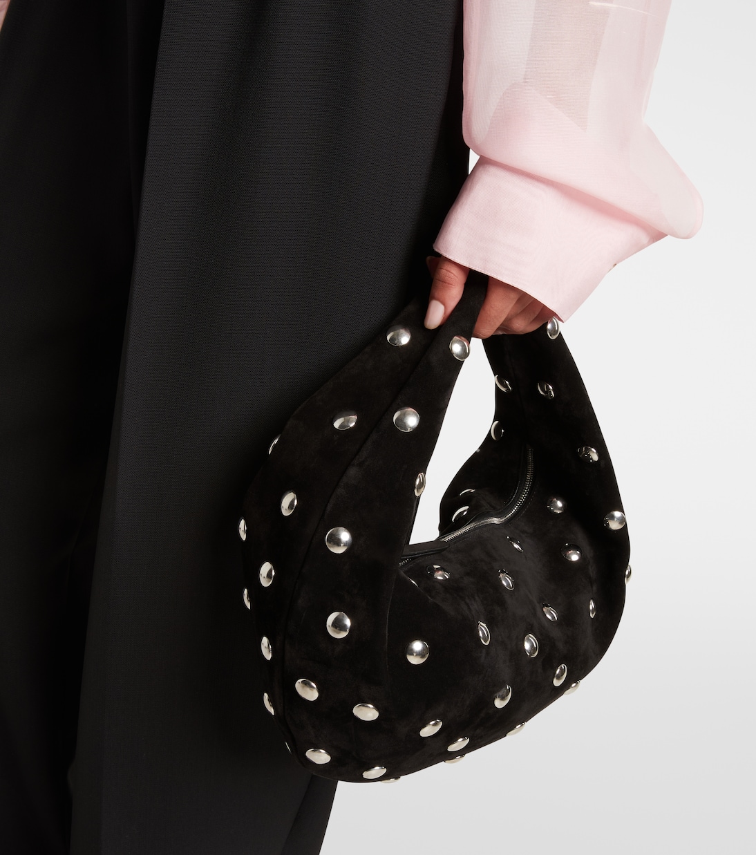 Tote Bag Olivia Medium aus Veloursleder | Khaite