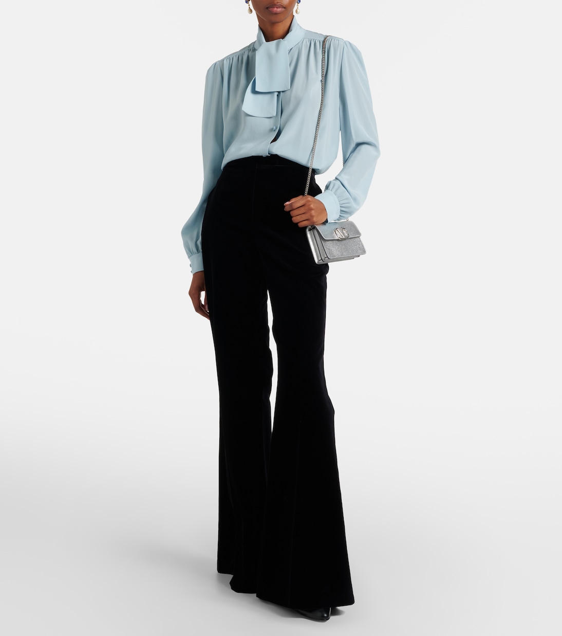 VLogo Mini leather crossbody bag | Valentino Garavani