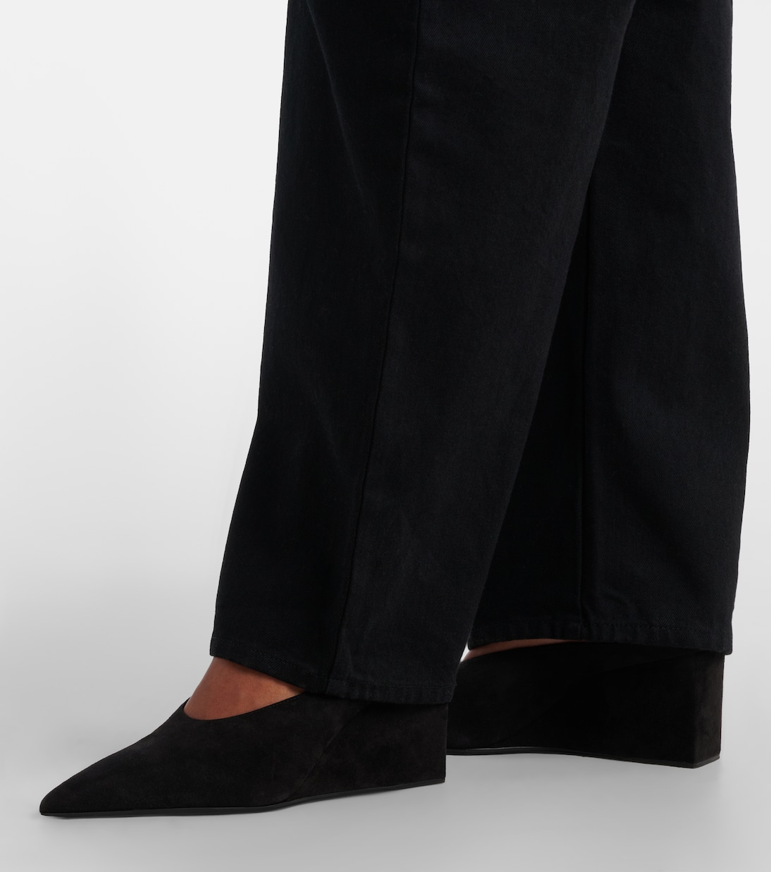 Cube 75 suede wedge mules | Alaïa