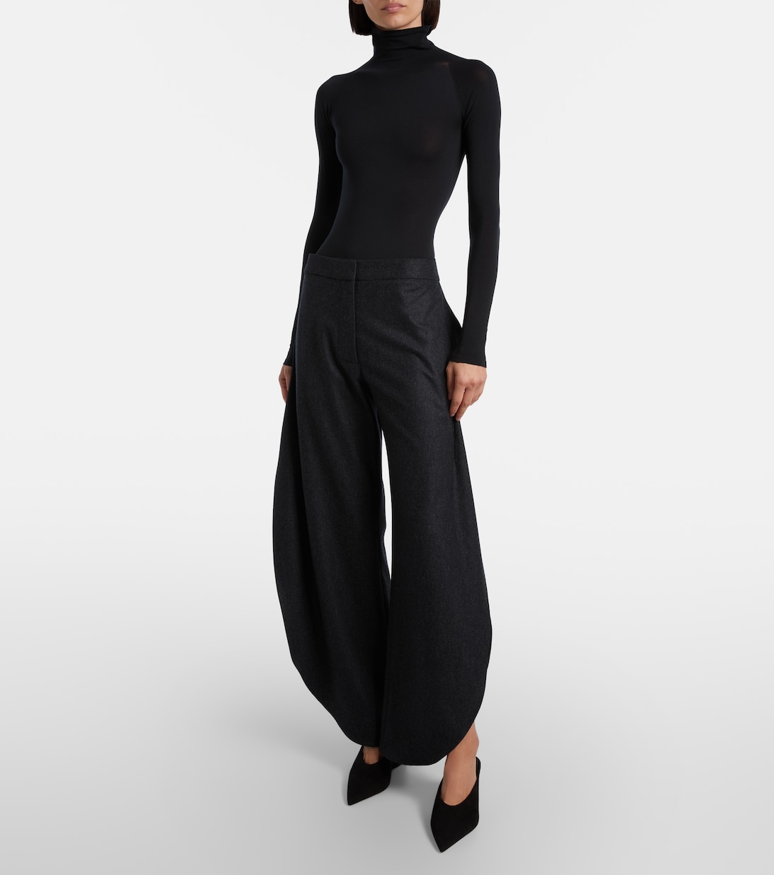 Cube 75 suede wedge mules | Alaïa