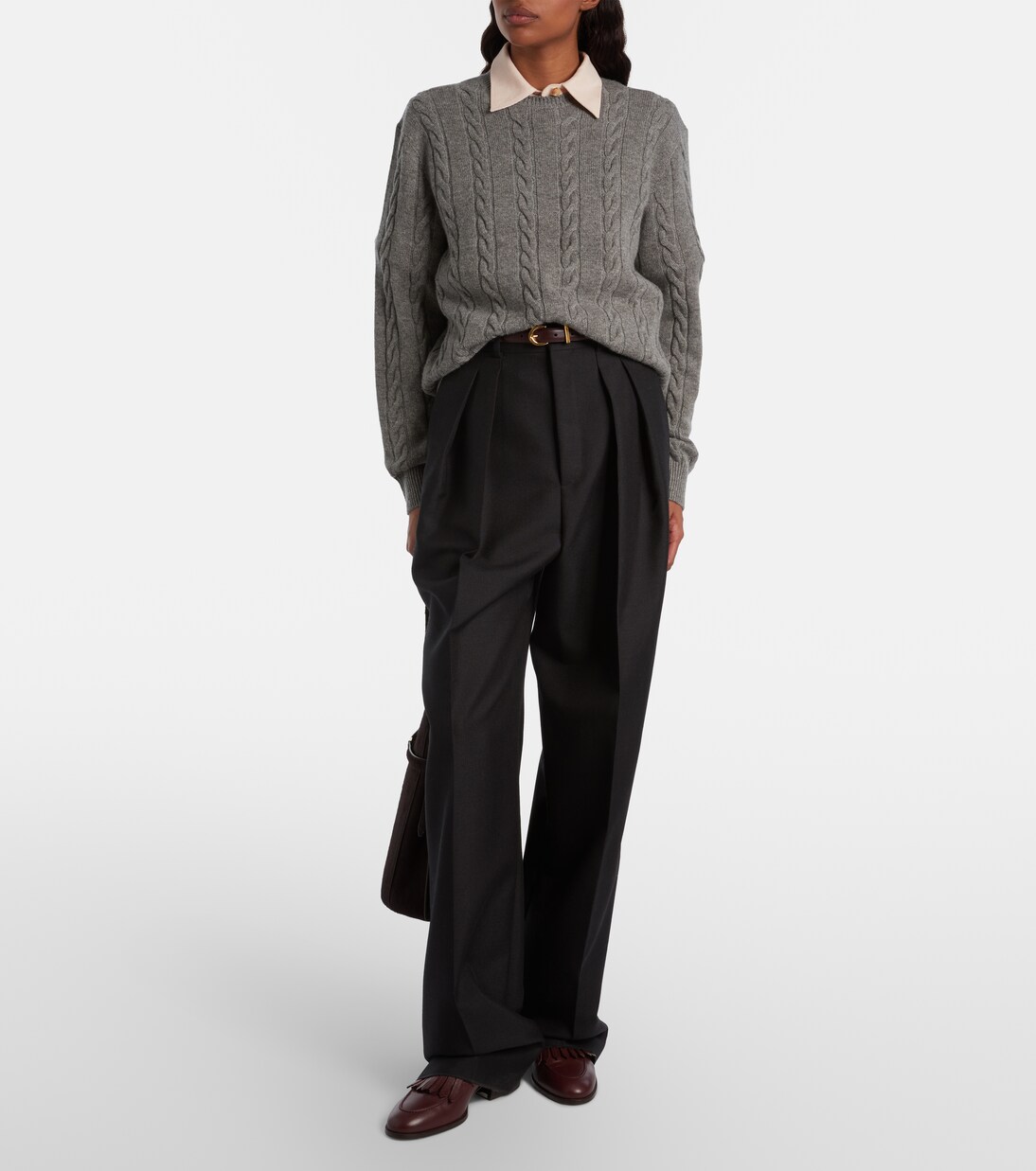 Cedar cable-knit cashmere sweater | Loro Piana