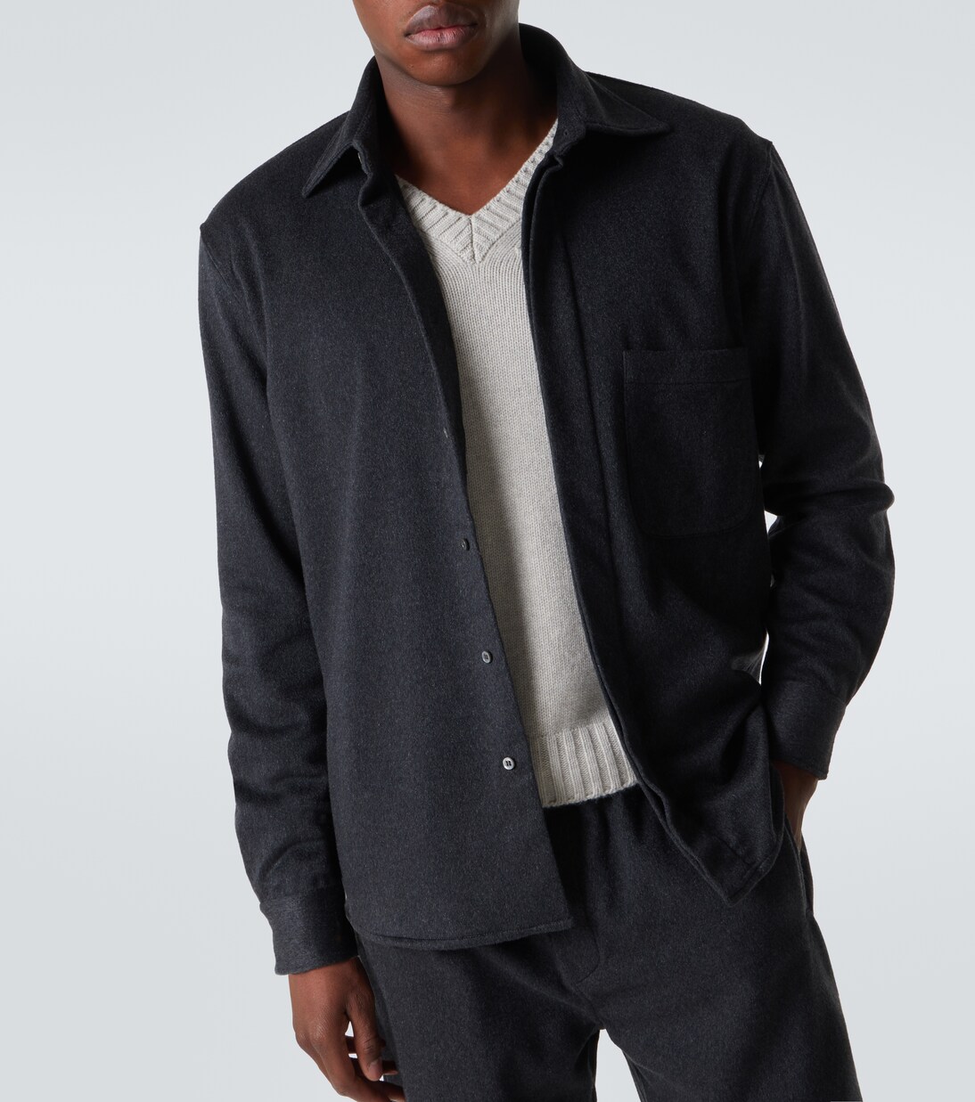 Hemdjacke aus Kaschmir | Saman Amel