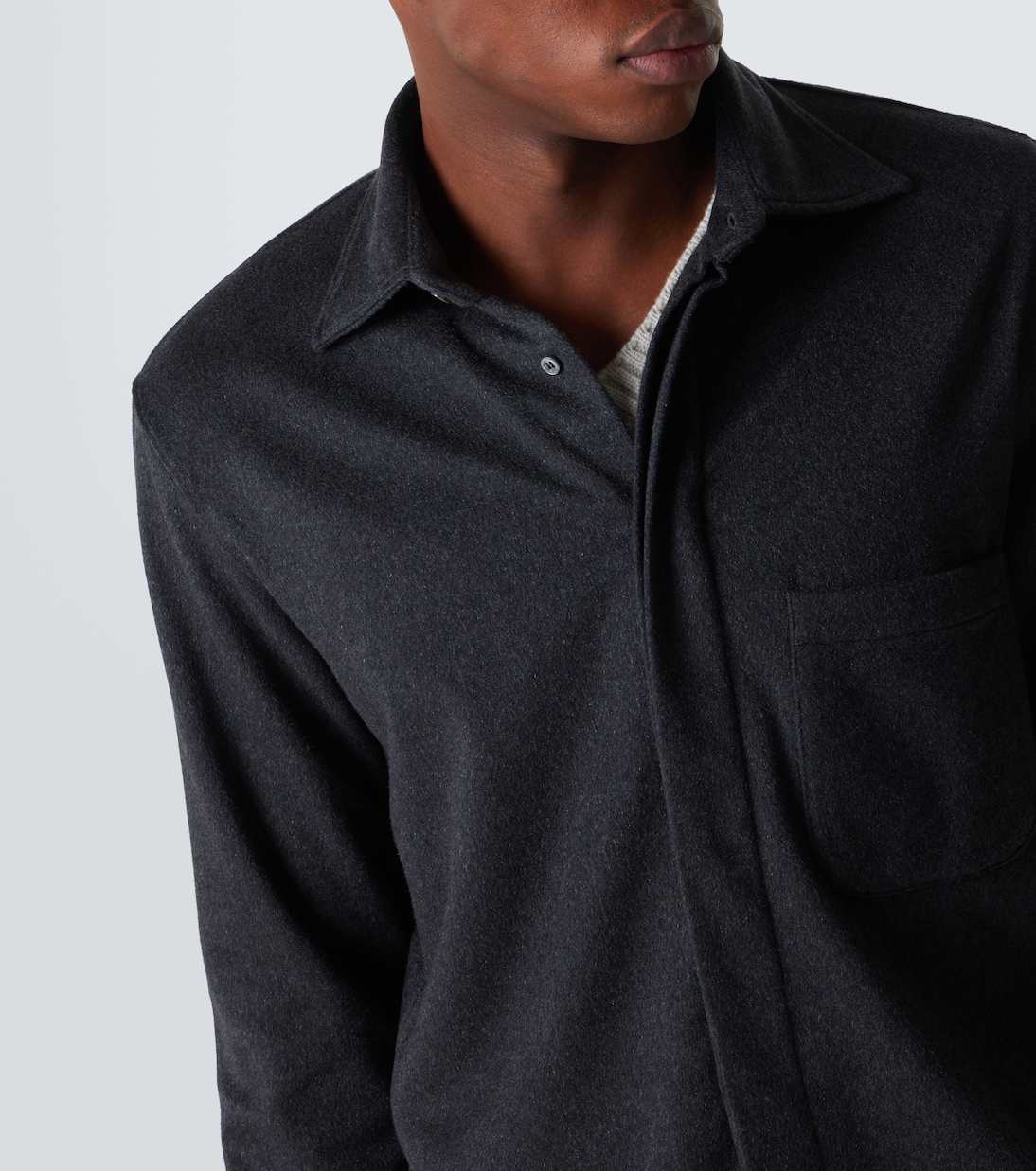 Hemdjacke aus Kaschmir | Saman Amel