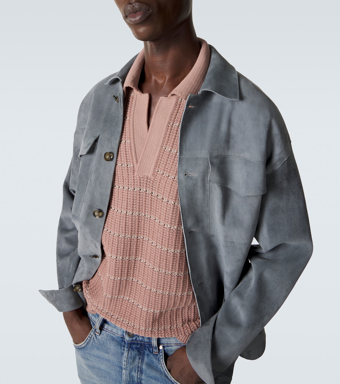 Surchemise en daim | Lardini