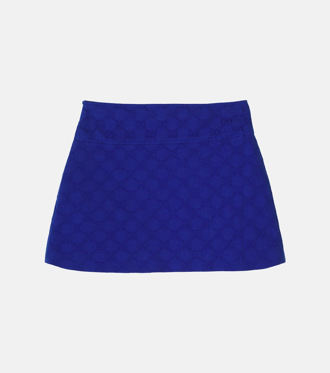 GG pleated cotton jacquard skirt | Gucci Kids