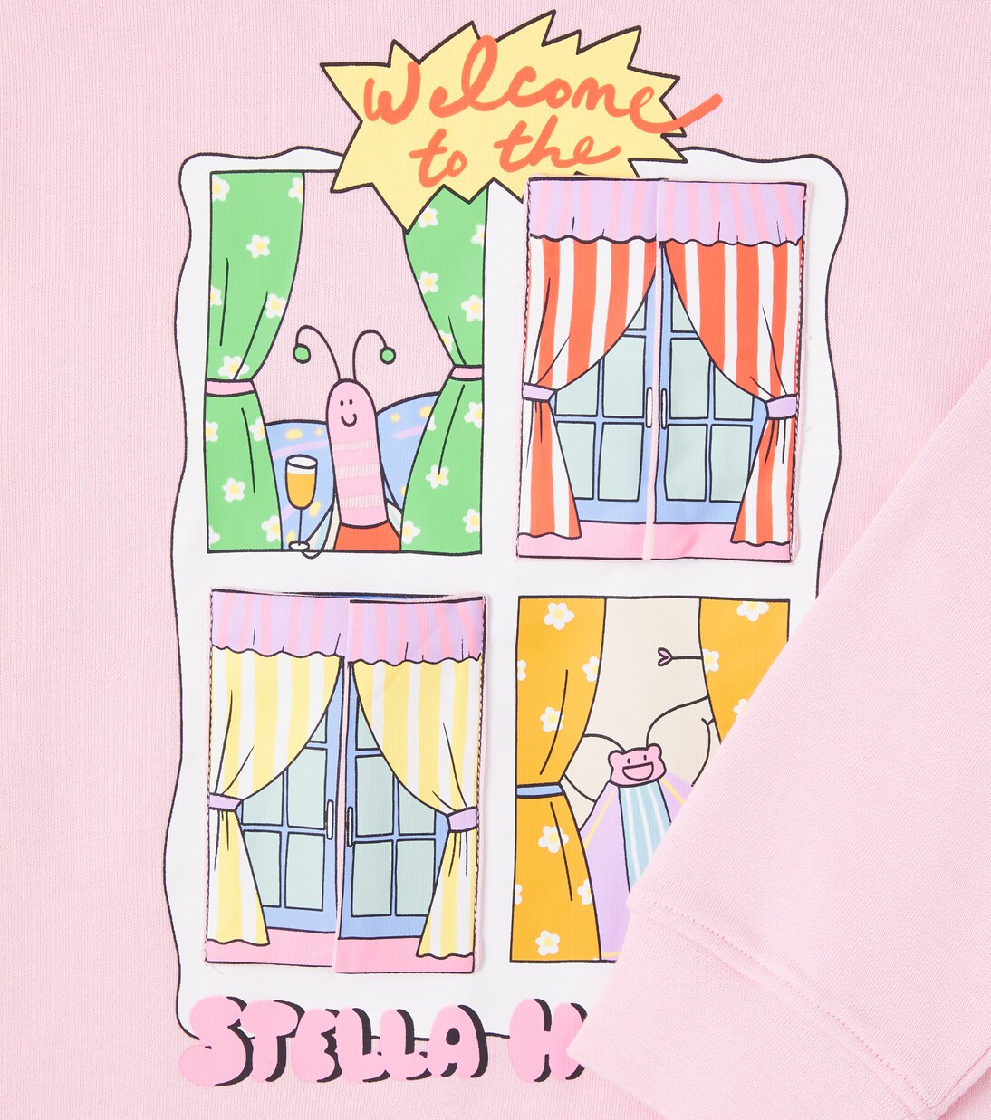 Printed cotton jersey sweatshirt | Stella McCartney Kids