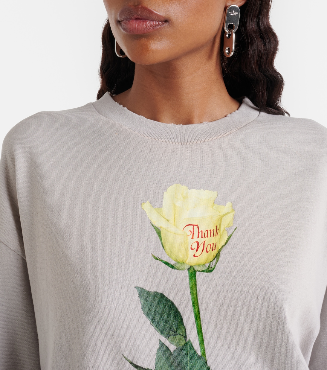 Edra printed cotton jersey T-shirt | Acne Studios