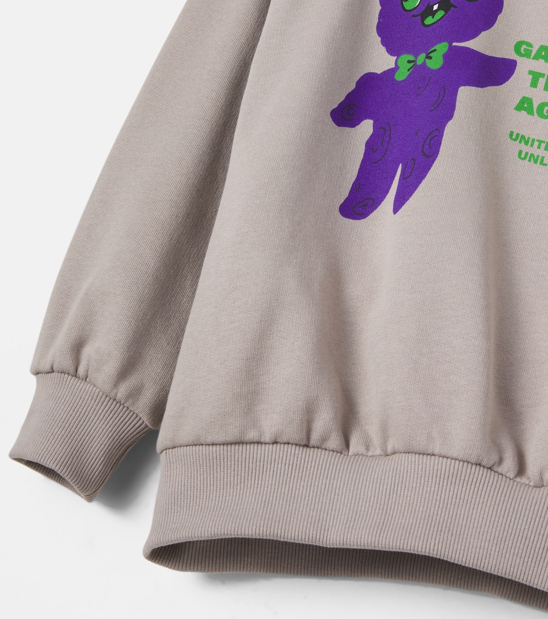 Alien cotton jersey sweatshirt | Mini Rodini
