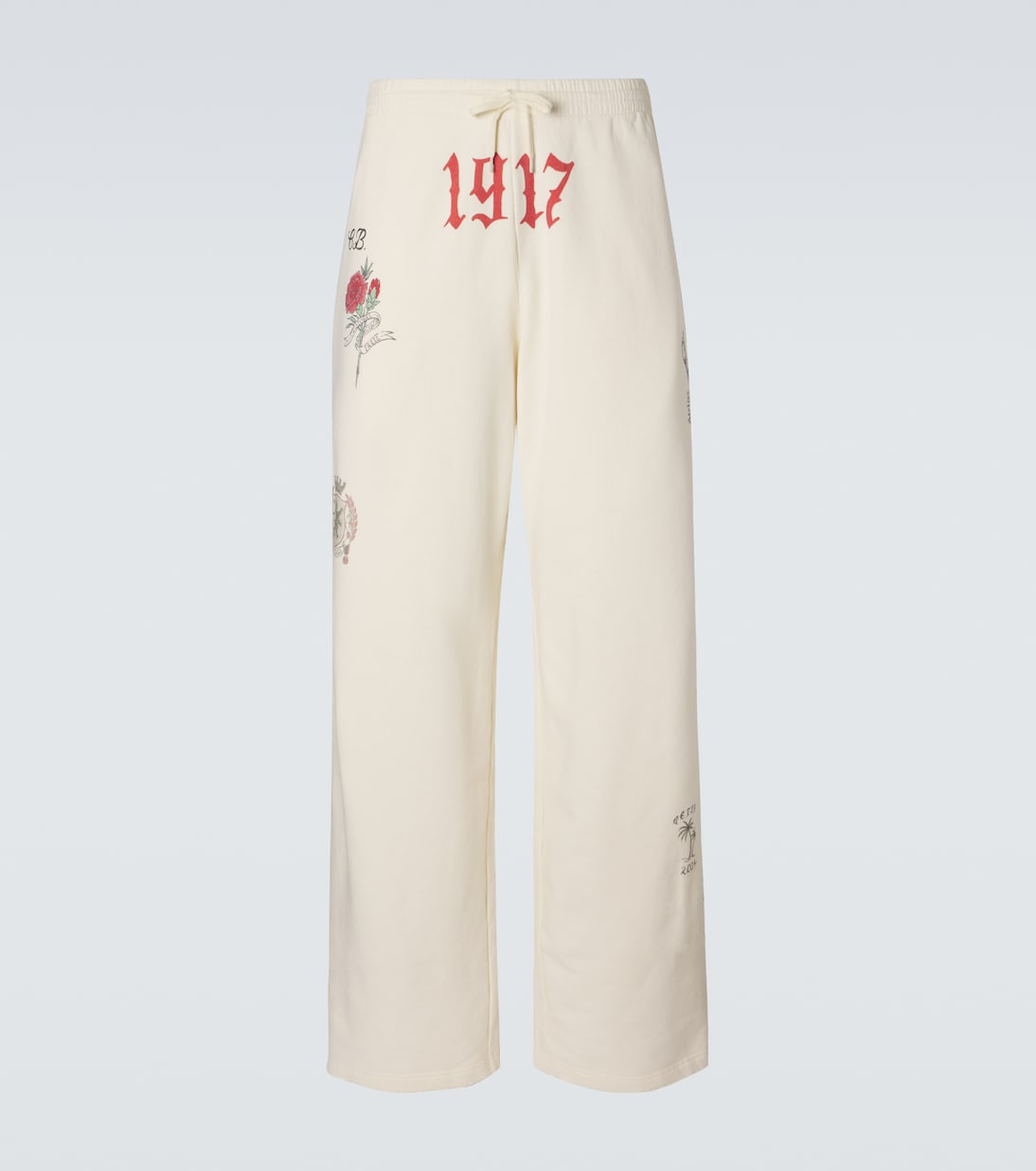 Printed cotton fleece sweatpants | Balenciaga