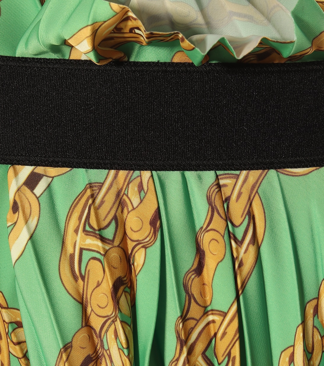 Printed asymmetric pleated skirt | Balenciaga