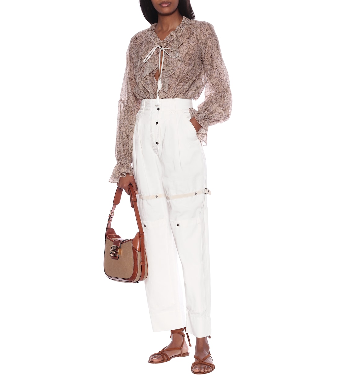 Pantalones ajustados de tiro alto | Etro