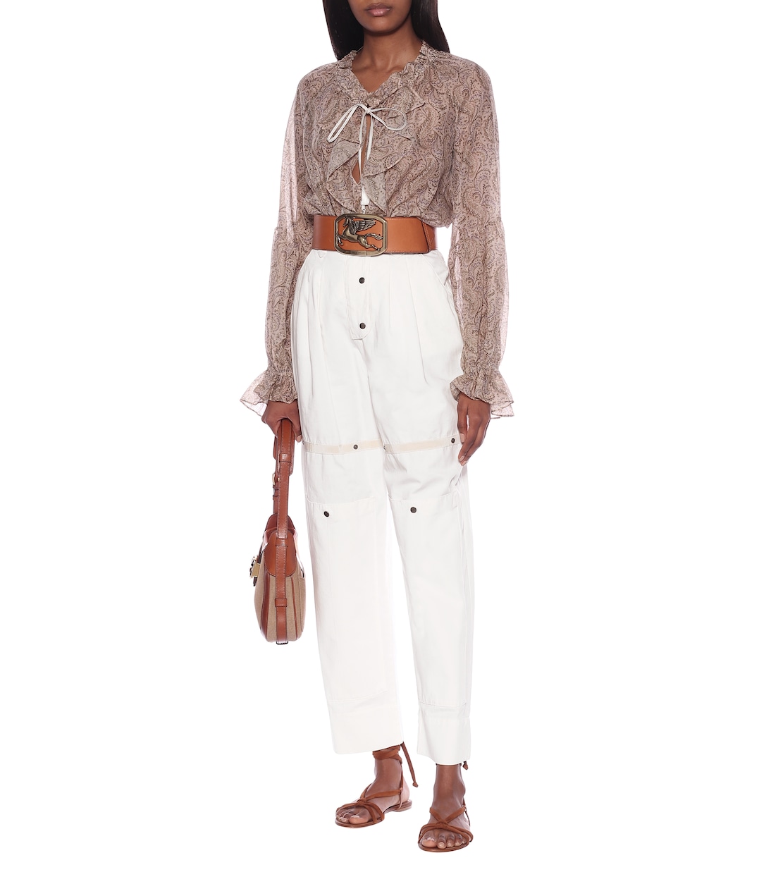 Pantalones ajustados de tiro alto | Etro