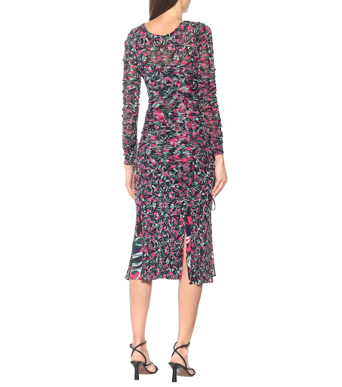 Corinne printed mesh midi dress | Diane von Furstenberg